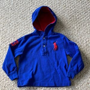 Ralph Lauren long sleeve hooded shirt